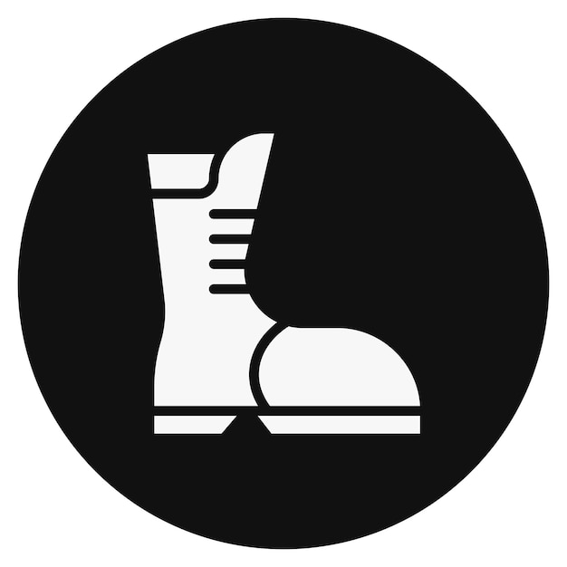 Ilustración vectorial de las botas de bomberos
