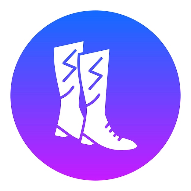 Ilustración vectorial de las botas de electricista