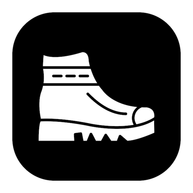 Ilustración vectorial de las botas de invierno