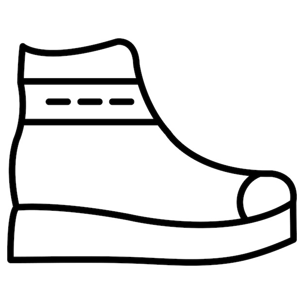 Ilustración vectorial de las botas de otoño