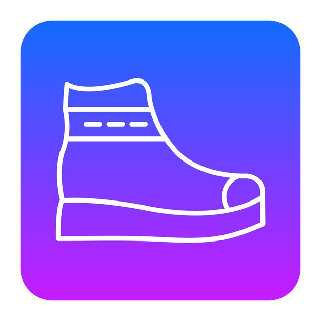 Ilustración vectorial de las botas de otoño
