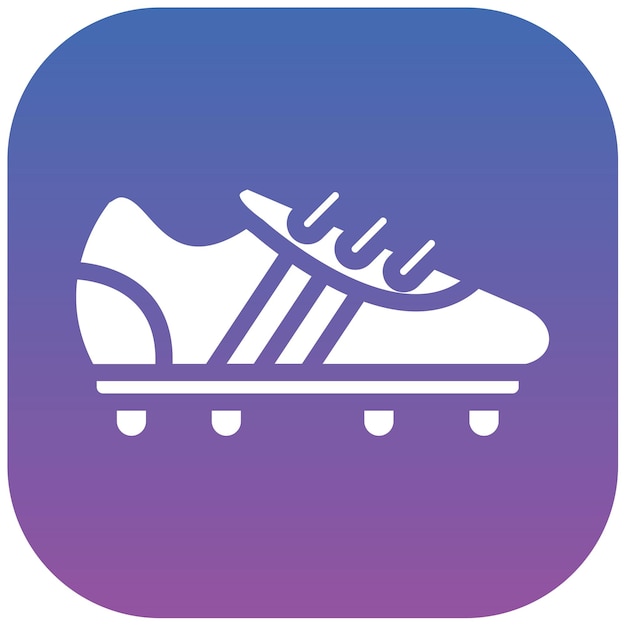 Ilustración vectorial de las botas de rugby