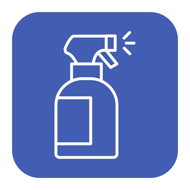 Ilustración vectorial de la botella de Sparay