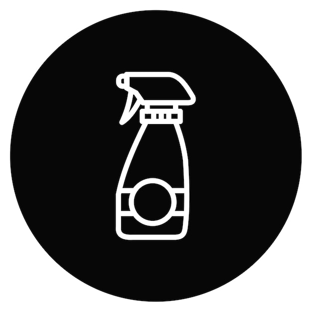 Ilustración vectorial de la botella de Sparay