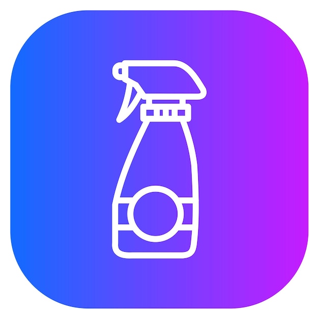 Ilustración vectorial de la botella de Sparay