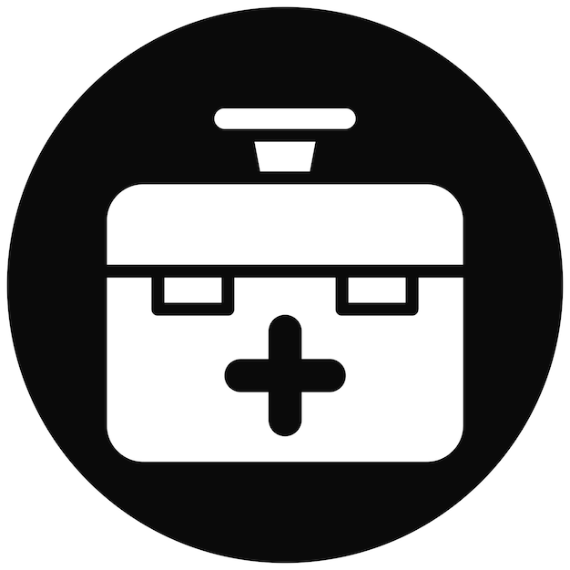 Ilustración vectorial del botiquín de primeros auxilios