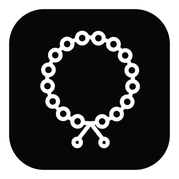 Ilustración vectorial del brazalete del peregrino
