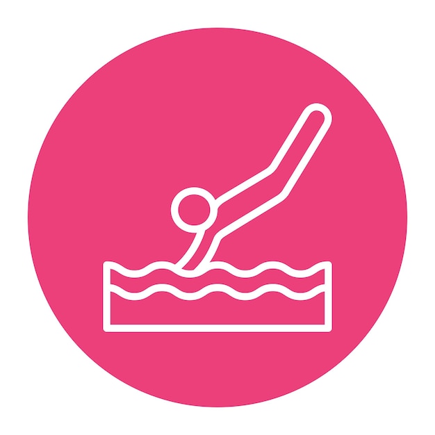 Ilustración vectorial de buceo