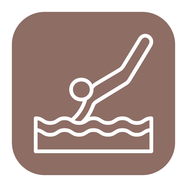 Ilustración vectorial de buceo