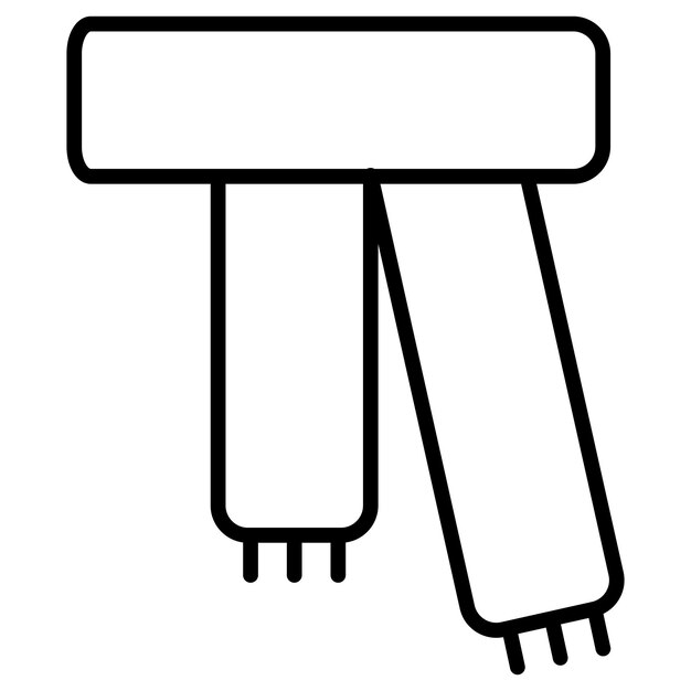 Ilustración vectorial de la bufanda