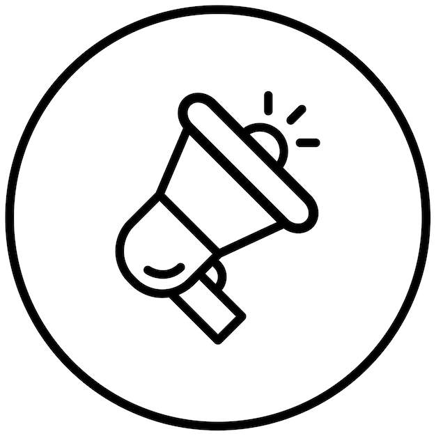 Ilustración vectorial de Bullhorn