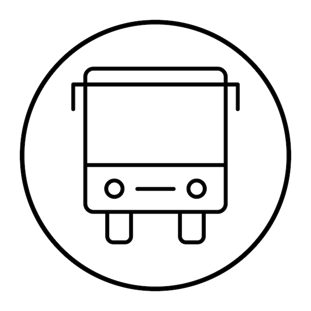 Ilustración vectorial del bus