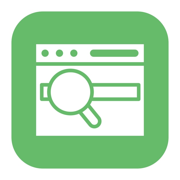 Ilustración vectorial de búsqueda en la web