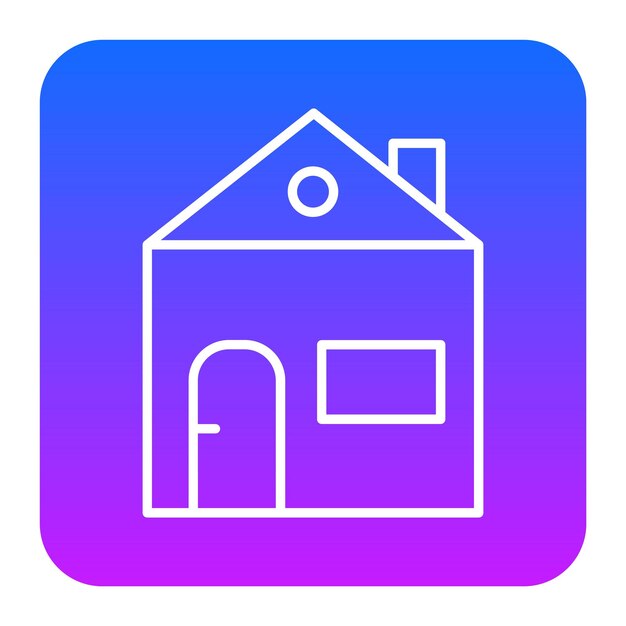 Ilustración vectorial de la cabaña