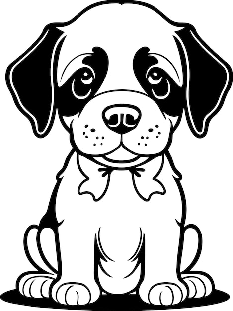 Vector ilustración vectorial de cachorros