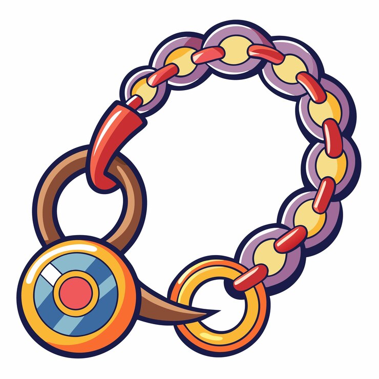 Vector ilustración vectorial de la cadena de llaves