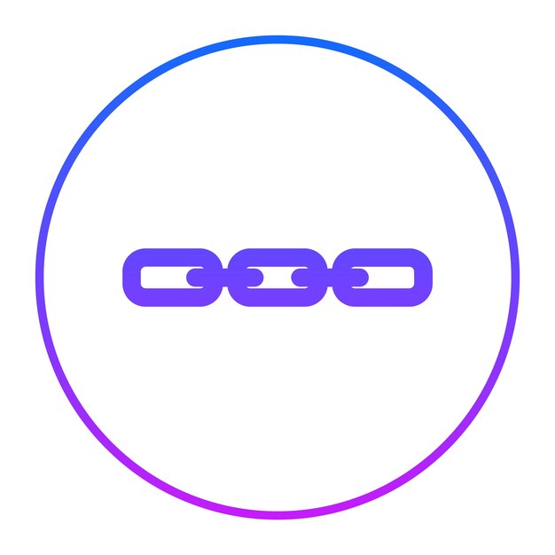 Ilustración vectorial de cadenas