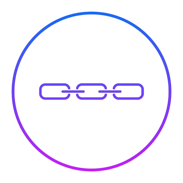 Ilustración vectorial de cadenas