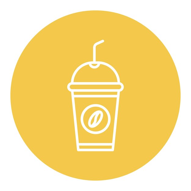 Ilustración vectorial de café para llevar