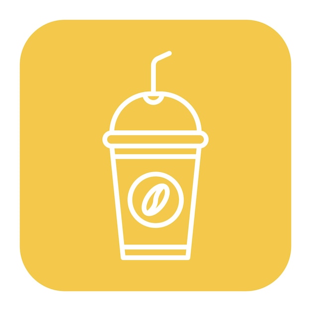 Ilustración vectorial de café para llevar