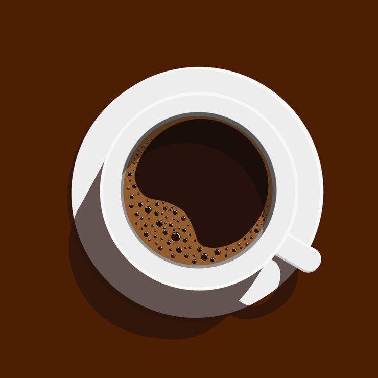 Ilustración vectorial del café