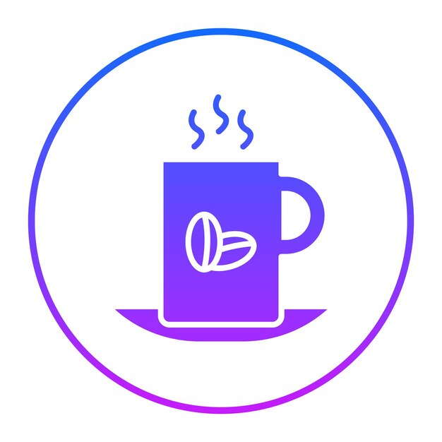 Ilustración vectorial del café