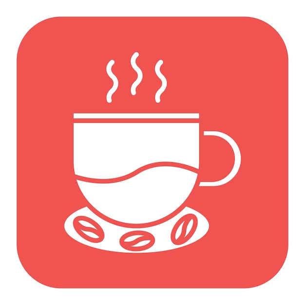 Ilustración vectorial del café