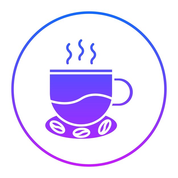 Ilustración vectorial del café