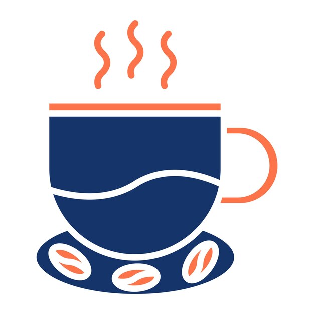 Ilustración vectorial del café