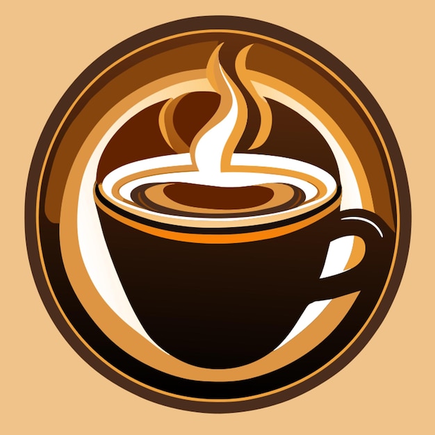 Vector ilustración vectorial del café