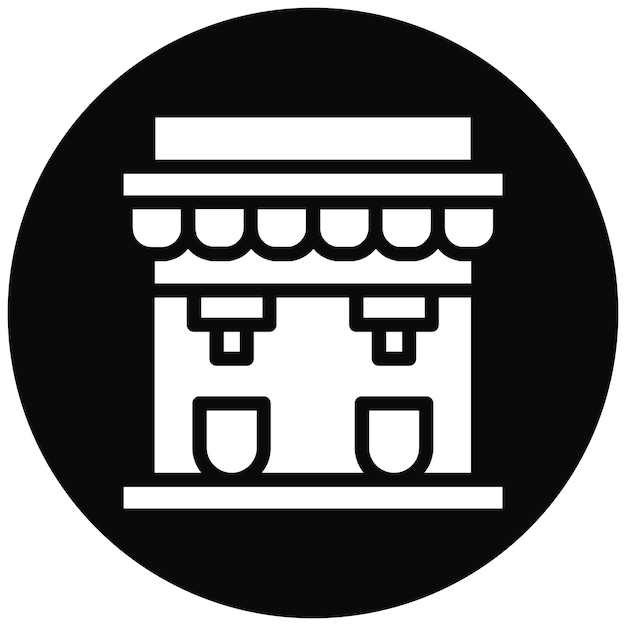 Ilustración vectorial de una cafetería