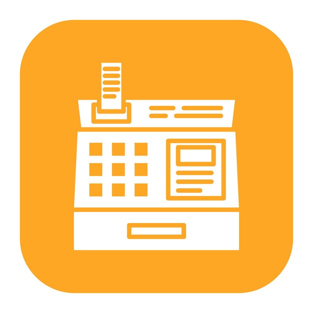 Ilustración vectorial de la caja automática