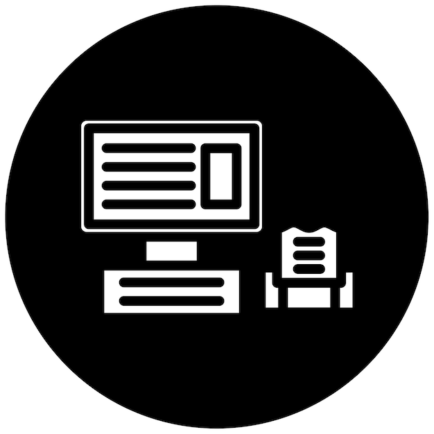 Ilustración vectorial de la caja automática