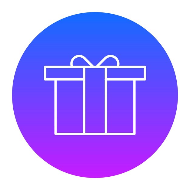 Ilustración vectorial de la caja de regalos