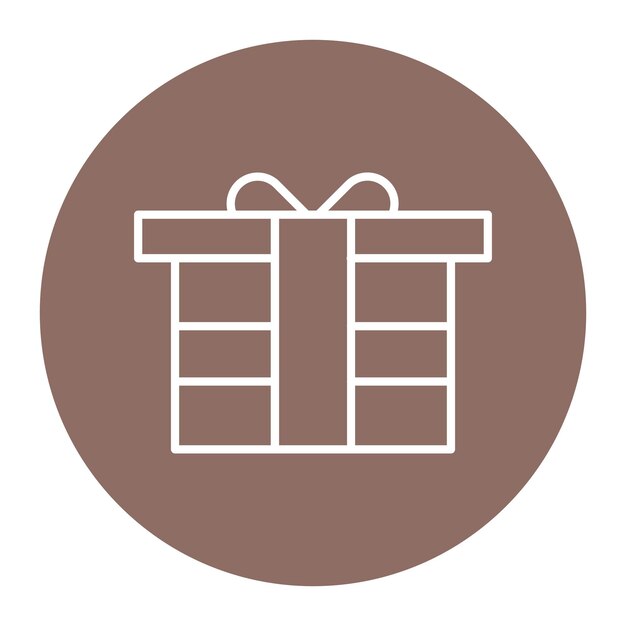 Ilustración vectorial de la caja de regalos