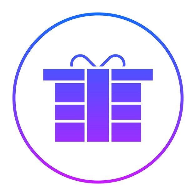 Ilustración vectorial de la caja de regalos