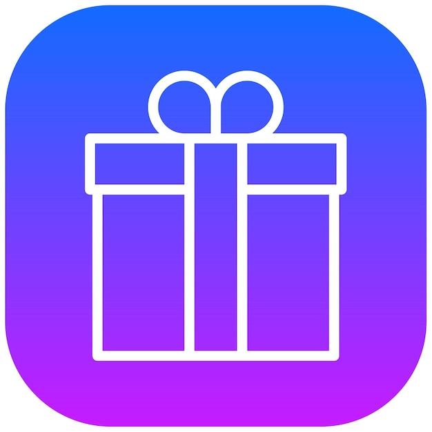 Ilustración vectorial de la caja de regalos