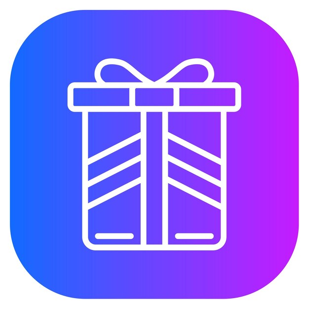 Ilustración vectorial de la caja de regalos