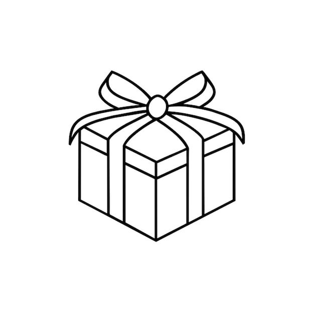 Ilustración vectorial de la caja de regalos