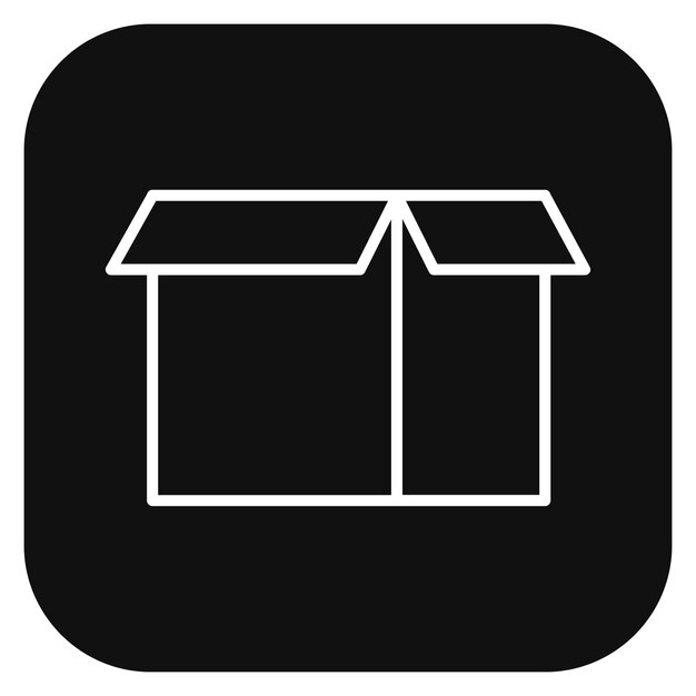 Ilustración vectorial de la caja