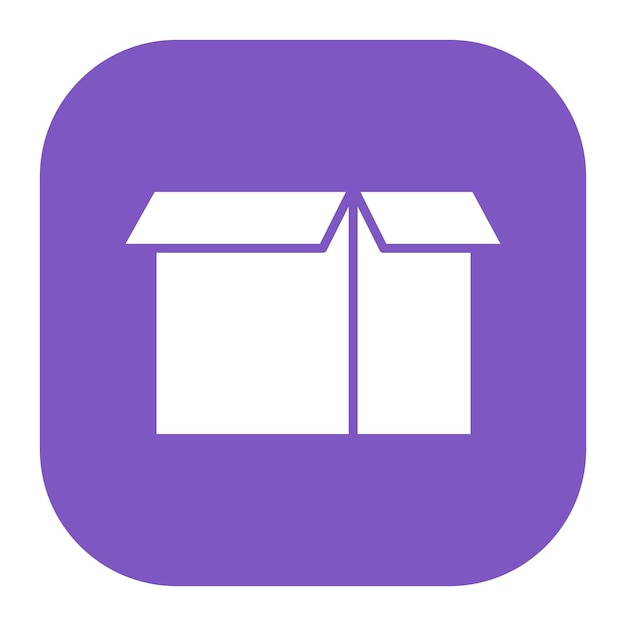 Ilustración vectorial de la caja