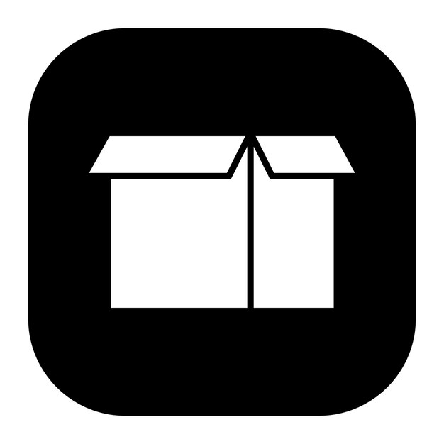 Ilustración vectorial de la caja