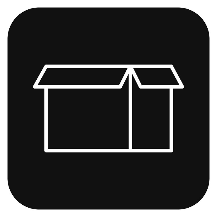 Ilustración vectorial de la caja