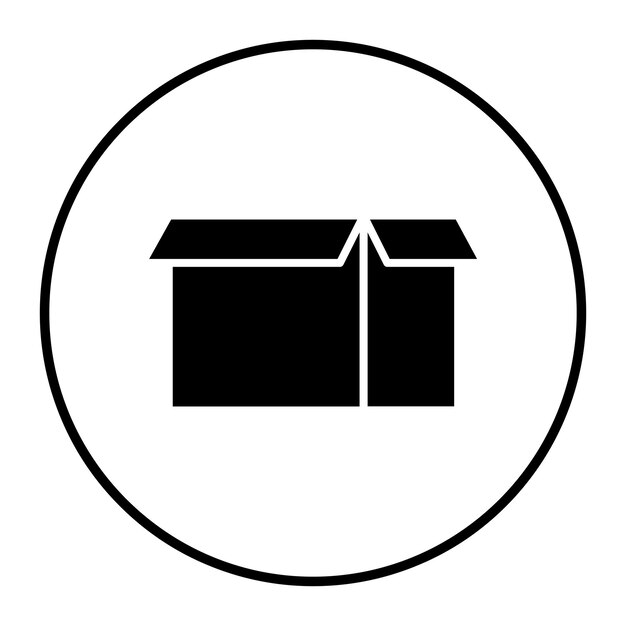 Ilustración vectorial de la caja