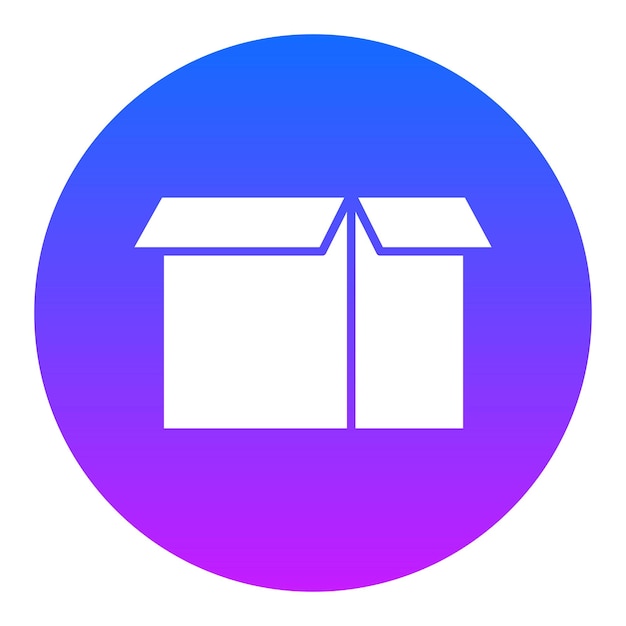 Ilustración vectorial de la caja