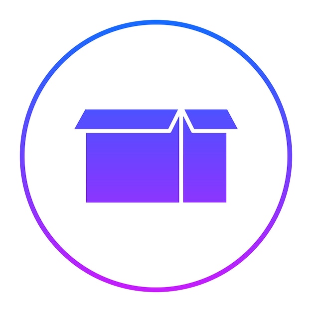 Ilustración vectorial de la caja