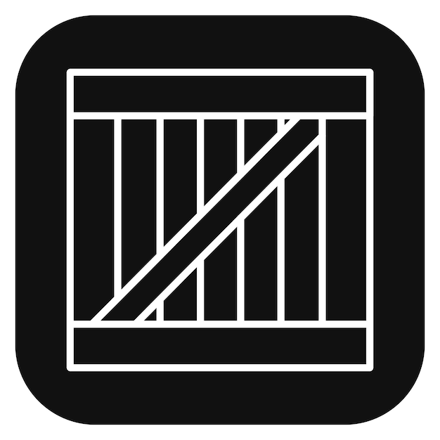 Ilustración vectorial de cajas de madera