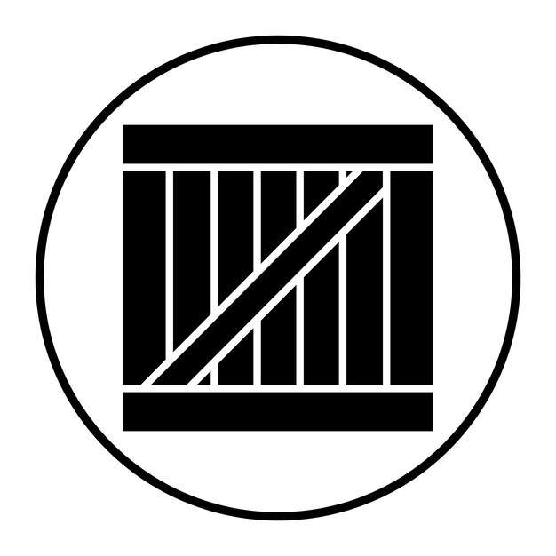 Ilustración vectorial de cajas de madera