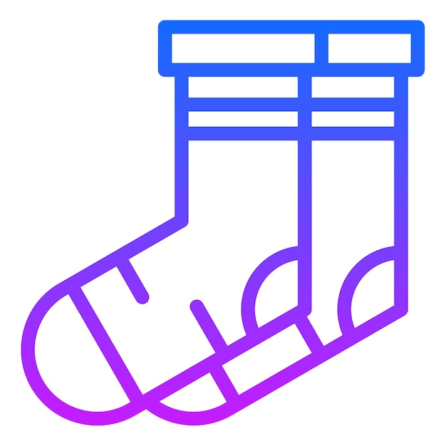 Ilustración vectorial de calcetines