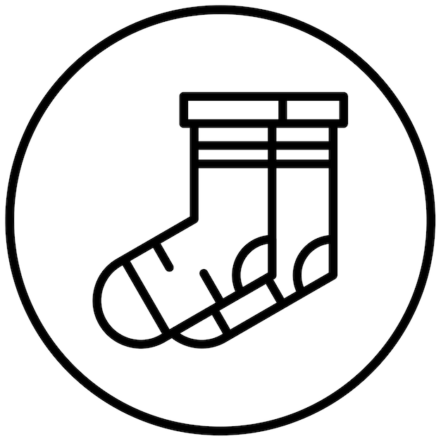 Ilustración vectorial de calcetines